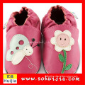OEM service wholesale price funny color flower embroidered cow leather china new baby products hot sell with shoes